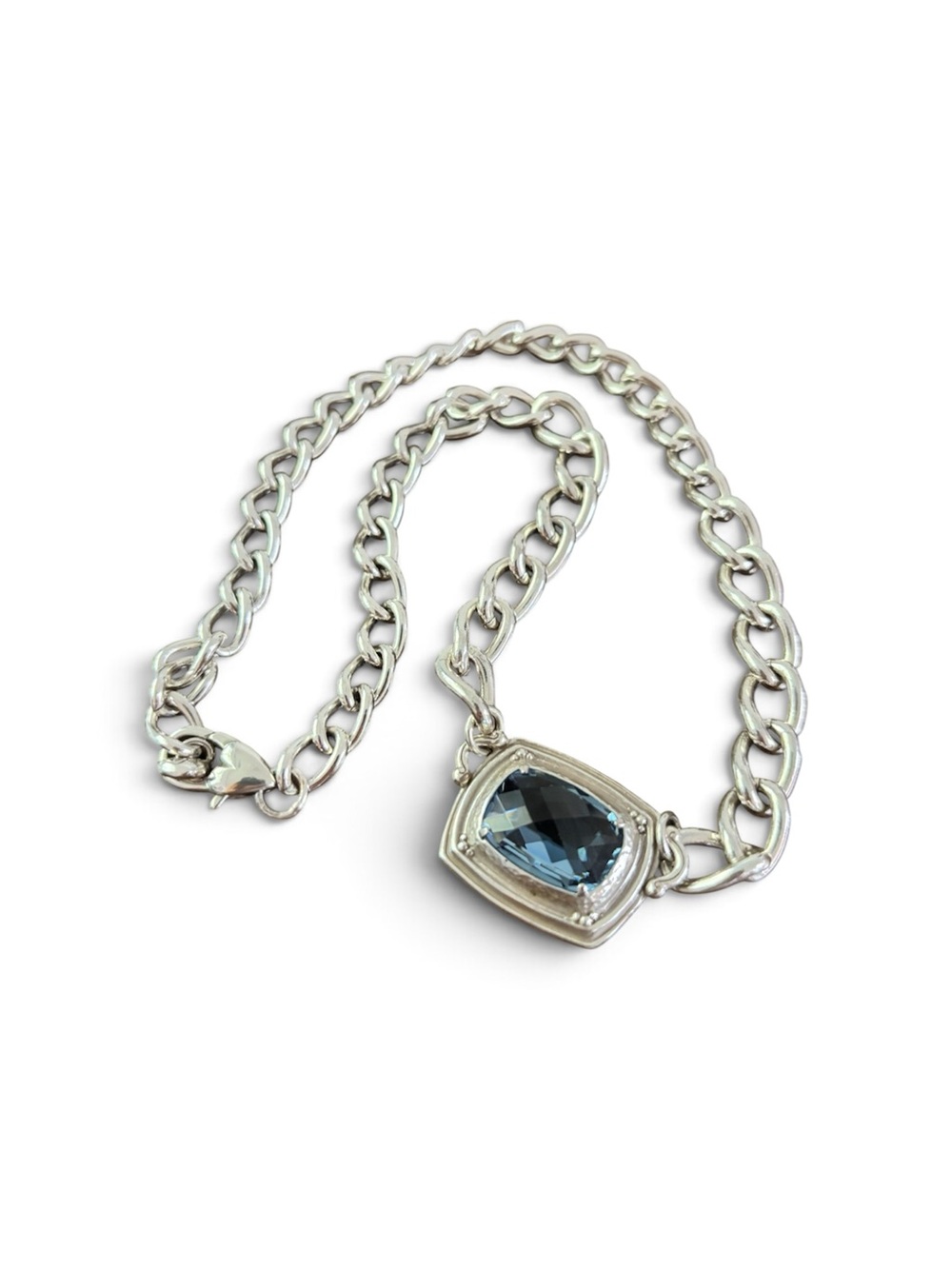 Brighton Blue Crystal Peaceful Presence Pendant Necklace
